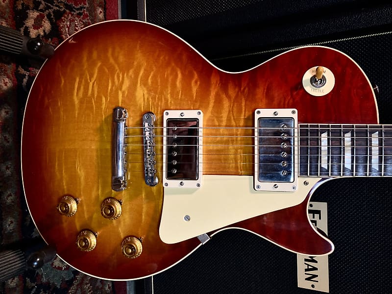 2020 Gibson Made 2 Measure 1958 Les Paul Standard Reissue First Burst image 1