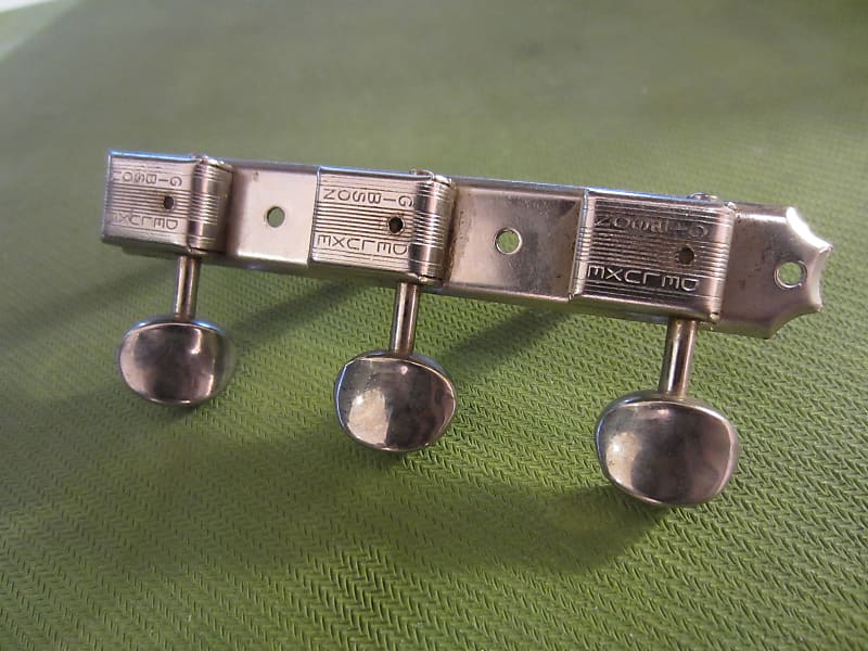 Kluson 3onPlate Gibson Deluxe Tuners 60s Nickel Reverb
