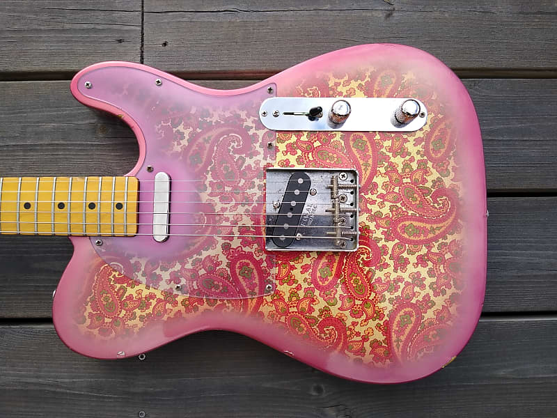 Tokai pink shop paisley telecaster