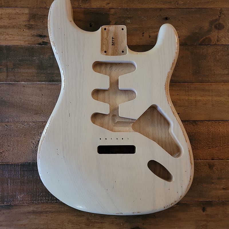 MJT Stratocaster - Swamp Ash Blonde | Reverb