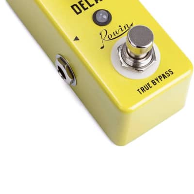 Rowin  Delay Pedal Yellow Guitar MINI Analog Guitar Effect Pedal True Bypass 2023 - YELLOW image 4