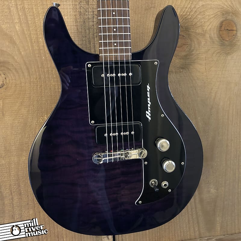 Ampeg AMG-1 Dan Armstrong MIJ Electric Guitar Purple Quilt Japan image 1