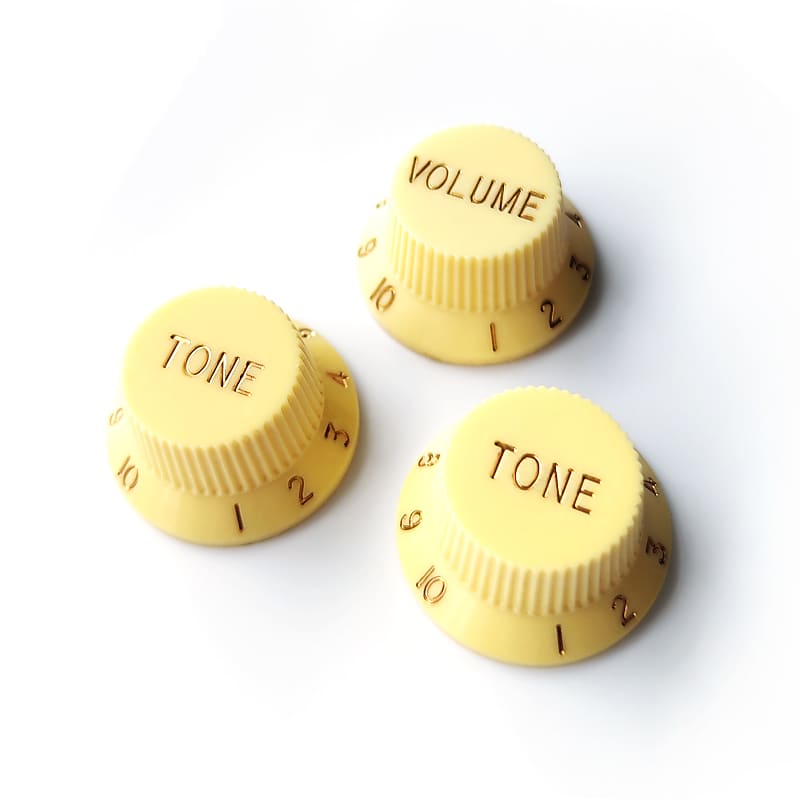 Stratocaster Tone & Volume Knobs Set or Individual Set Reverb UK