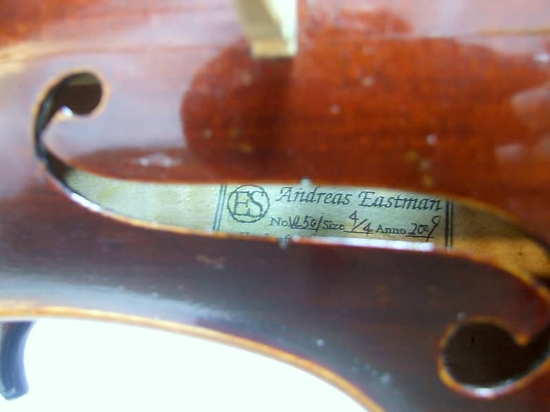 Andreas Eastman Violin 4/4 VL-501 2009y | Reverb Andreas Eastman Violin 4/4 VL-501 2009y | Reverb