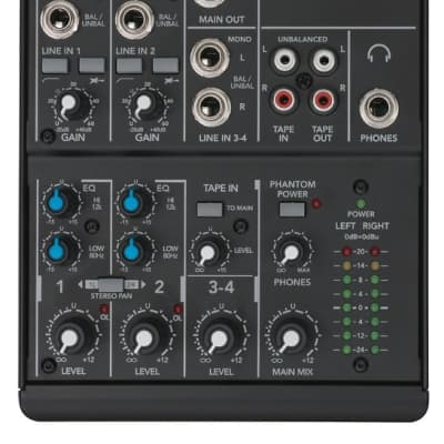 Mackie 402VLZ4 Mixer 4-Channel Compact Analog Low-Noise w/ 2 ONYX Preamps image 1
