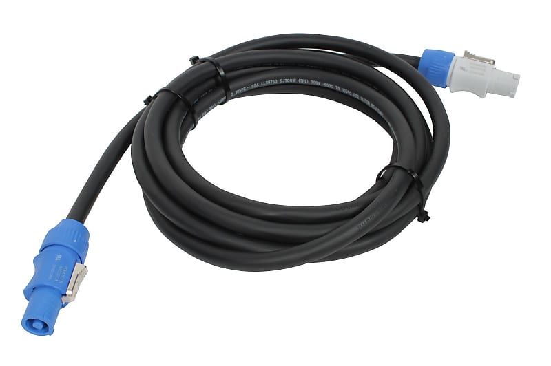 Neutrik PowerCon Cable Locking 3-Pin Type A to Type B, 12' image 1