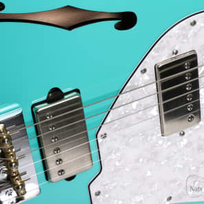 Suhr Alt T Pro - Seafoam Green with Pearl Guard / Rosewood with Suhr Gig Bag    Signed by John Suhr image 4