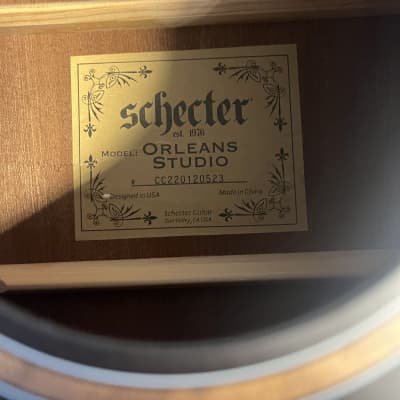 Schecter Orleans Studio 12-String Acoustic Guitar, u fix it, read all image 2