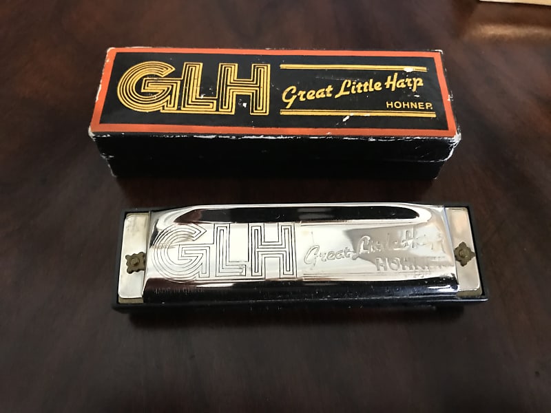 Hohner Great Little  Harp Harmonica - Key of C 1970's Silver image 1