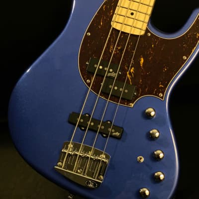 Mayones Jabba 422 PJ Bass | Monolith Azure Blue Metallic Gloss 