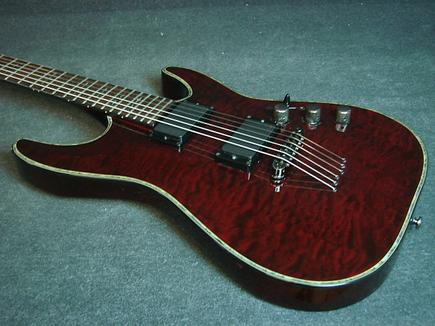 ギター Schecter 2010 Schecter Hellraiser Special C-1 FR Black Cherry