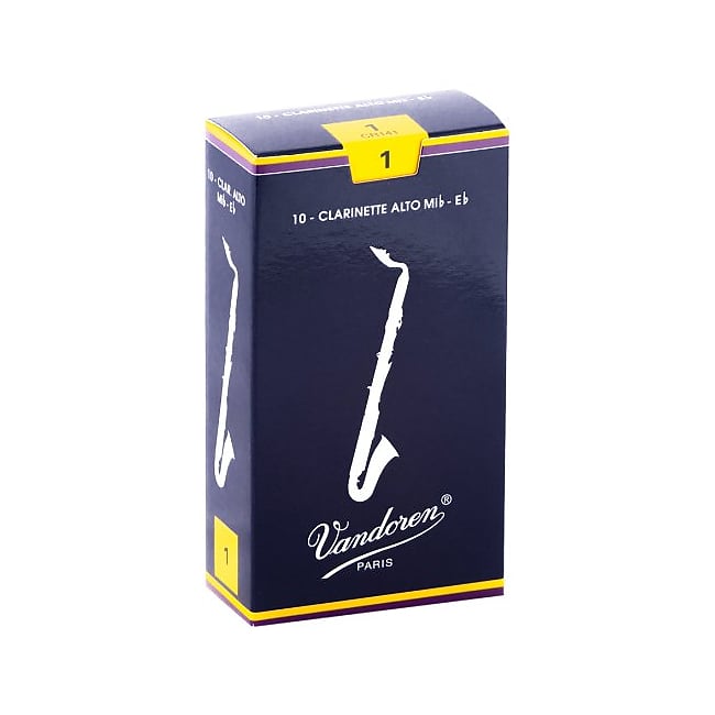 Boîte de 10 anches clarinette alto Force 4 - Vandoren CR144 I