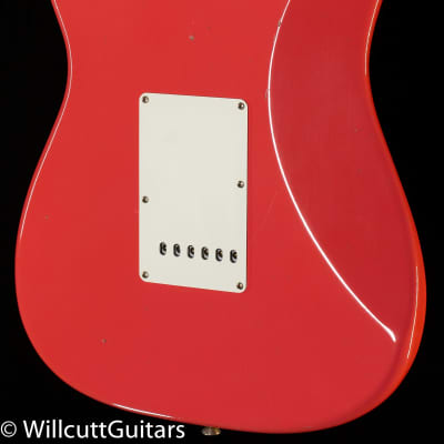 Fender Custom Shop LTD 1956 Stratocaster Journeyman Relic Super Faded Aged Fiesta Red (836) image 2