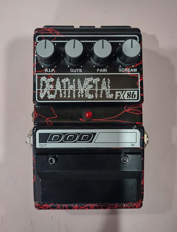 DOD FX86 Death Metal Distortion Pedal - Original Run