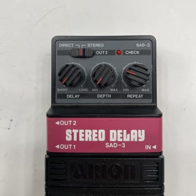 Arion SAD-3 Stereo Delay Analog Echo Vintage Guitar Effect Pedal image 2