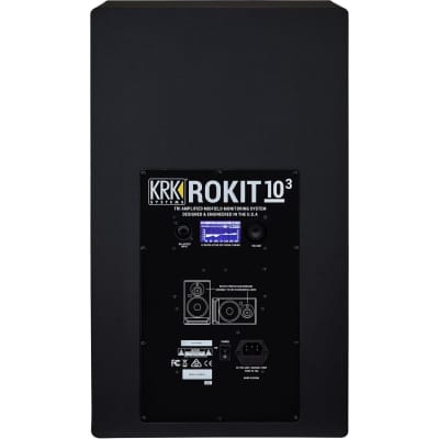 KRK ROKIT 10 G4 10" 3-Way Active Studio Monitor (Single, Black) image 5
