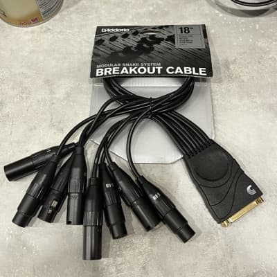 D'Addario Modular Snake System Breakout Cable DB25 Female - XLR Female image 1