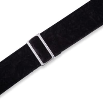 Levy's Leathers - M7VC-BLK - 2 Wide Suede Harmony Series Guitar Strap image 4