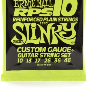 Ernie Ball 2240 Regular Slinky RPS Nickel Wound Electric Guitar Strings - .010-.046 image 4