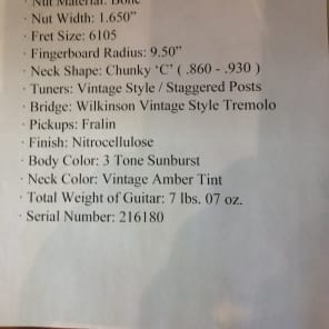 Mario S-Style Stratocaster 2016 3 Tone Sunburst image 9