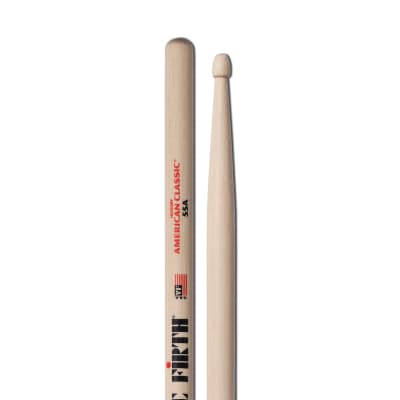Vic Firth American Classic 55A Wood Tip Pair of Drum Sticks image 3