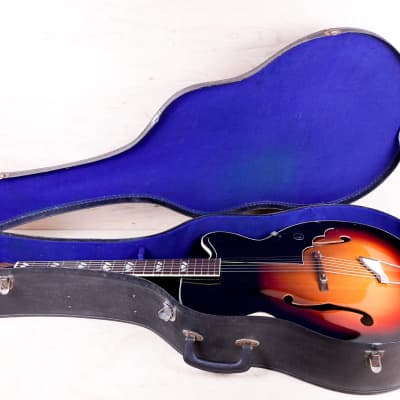 Kay 8900 Master Cutaway Archtop Acoustic Guitar 1966 Sunburst w/ Hard Case image 2