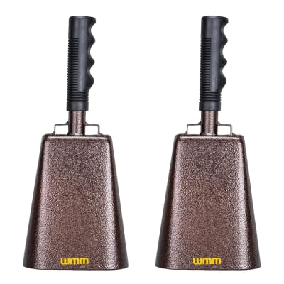 wmm 10 Inch Cow Bell Noise Makers Cowbell for Sporting Event Cheering Bell  for Football Games