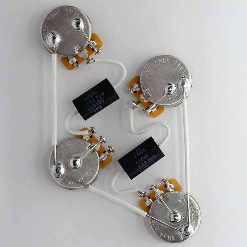 Les Paul Wiring Harness Custom by JEL CTS 525k SHORT Reverb UK