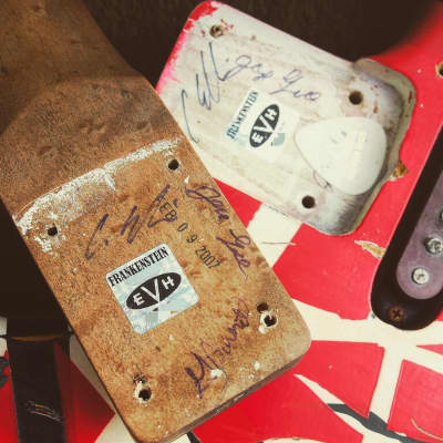 Fender Custom Shop EVH  Frankenstein Replica Eddie Van Halen and Chip Ellis Masterbuilt Hand Signed image 6