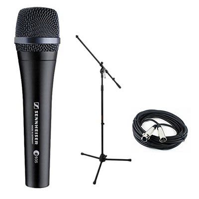 Sennheiser e935 Cardioid Dynamic Handheld Mic - With Boomstand and XLR Cable