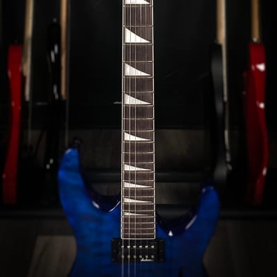 Jackson JS32Q DKA Electric Guitar - Transparent Blue image 3