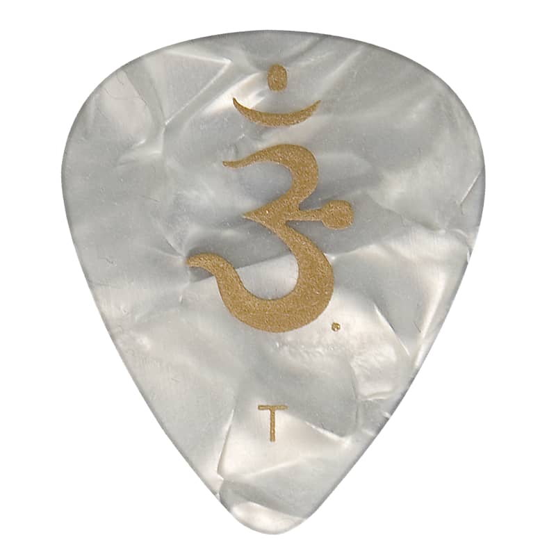 Paul Reed Smith PRS White Pearloid Celluloid Guitar Picks (12 Pack) – Thin