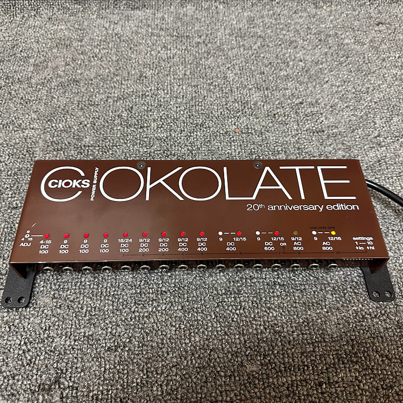 CIOKS CIOKOLATE 20周年記念モデル パワーサプライ CIOKS CIOKOLATE 16-output 12 Isolated Section Guitar Pedal