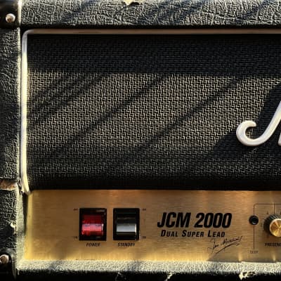 (17058) Marshall JCM 2000 DSL 100 Dual Super Lead 2-Channel 100-Watt Guitar Amp Head 2000s - Black image 2