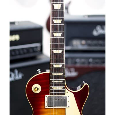 Gibson Custom 60th Anniversary Historic 1960 Les Paul Standard Reissue-V1 Deep Cherry Sunburst VOS Bild 3