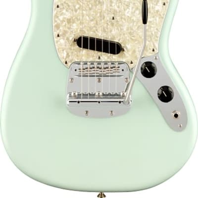Fender American Performer Mustang Electric Guitar Rosewood FB, Satin Sonic Blue image 9