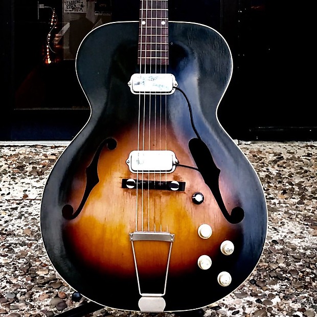 Kay archtop cheap electric guitar