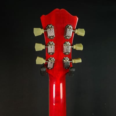 Eastman T486-RD #2566 Red Finish Semi Hollow Electric Guitar, Hard Case image 7