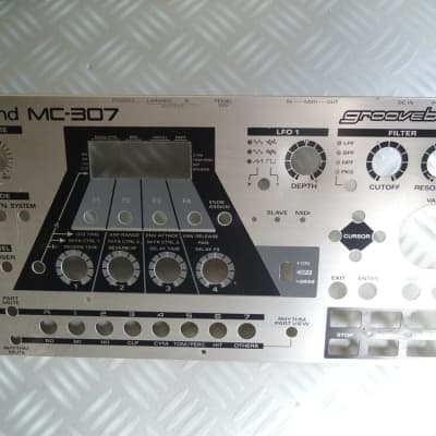 Genuine Parts Roland Goovebox MC 307 MC307 upper METAL PANEL BOARD as pictured