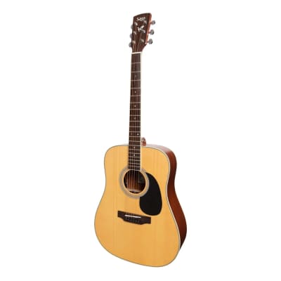 Saga '700 Series' | Solid Spruce Top Acoustic-Electric Dreadnought Guitar | Natural Satin for sale