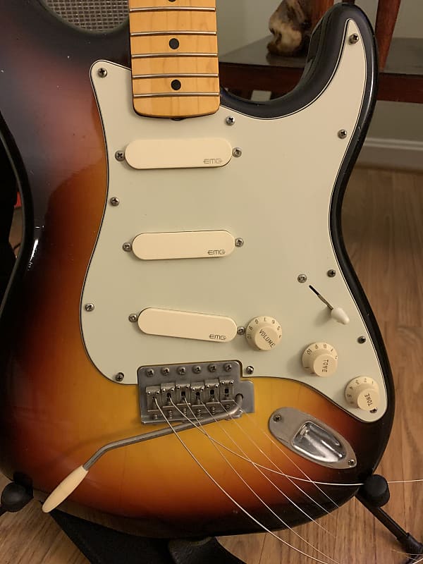 EMG SA Stratocaster Pickguard Loaded | Reverb