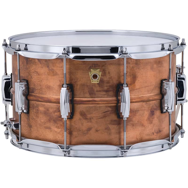 Ludwig LC608R Raw Copper Phonic 8x14" Snare Drum image 1