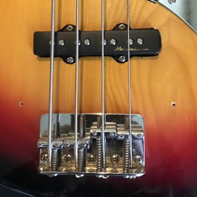 Lyle Jazz Bass 70's Sunburst image 13