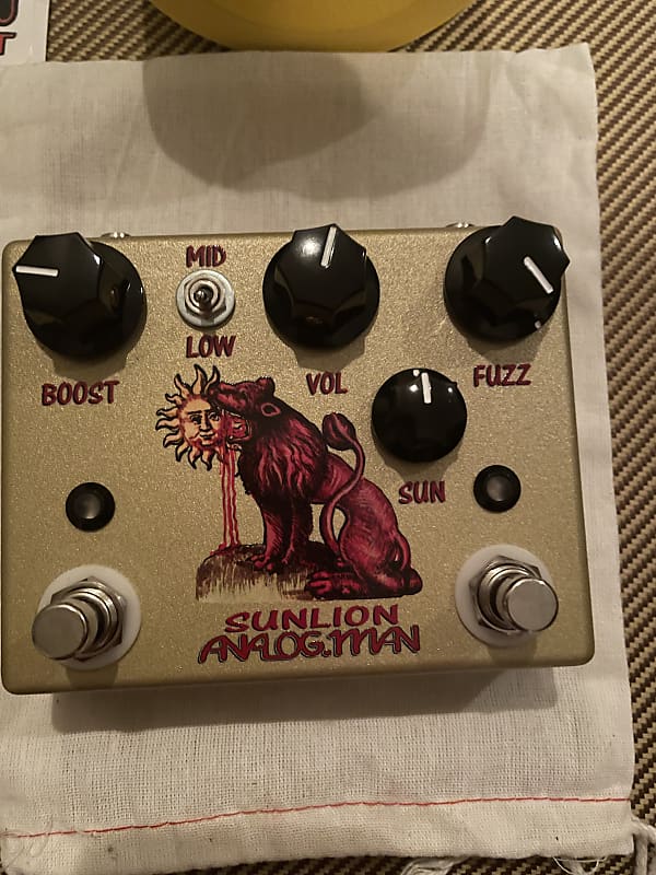 Analogman Sun Lion Fuzz Booster Pedal | Reverb