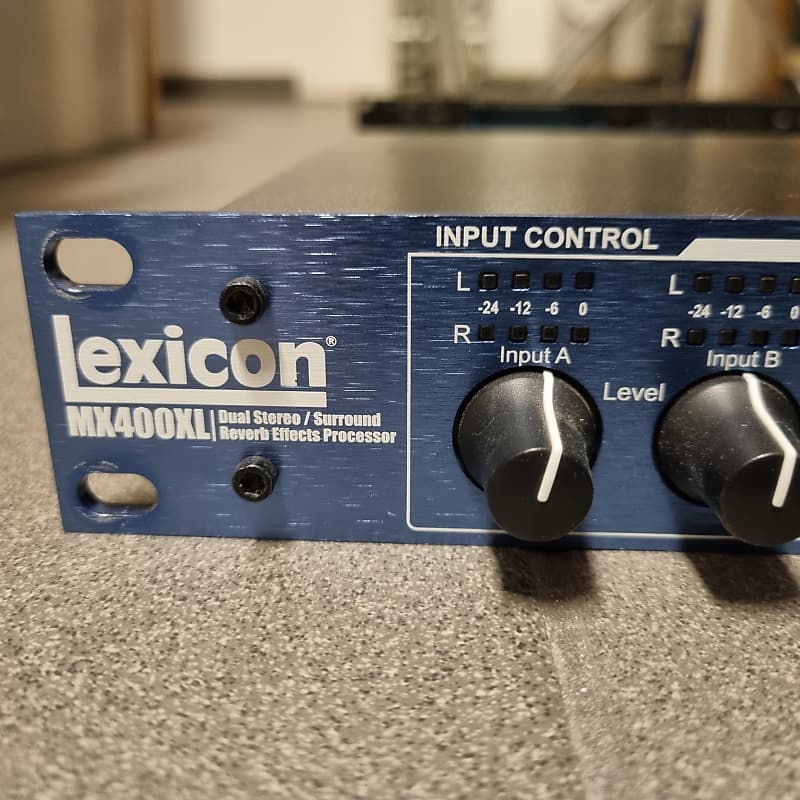 Lexicon MX400XL Dual Stereo / Surround Reverb Effects Processor 2010s - Blue image 1
