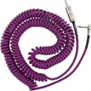 Jimi Hendrix Voodoo Child 30 Foot Purple Coiled Instrument Jack Guitar Cable