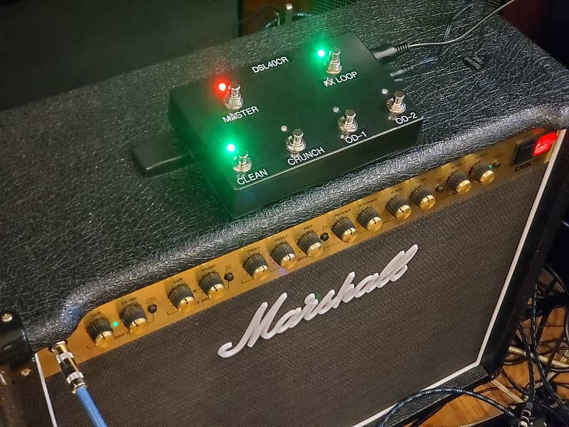 Custom (Black) Heavy-Duty 6-Way MIDI Footswitch for DSL40CR / | Reverb