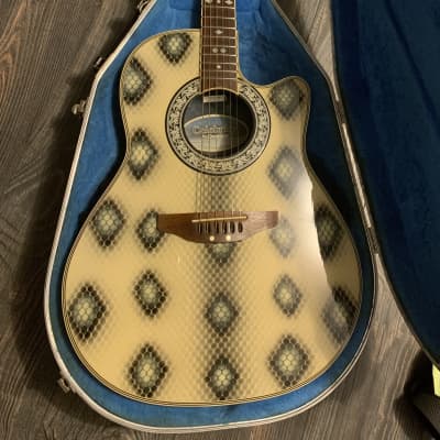 Ovation CC57 Celebrity 1980s - Snakeskin Rare Finish | Reverb