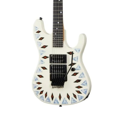 Kramer Nightswan (Vintage White with Aztec Graphic) for sale