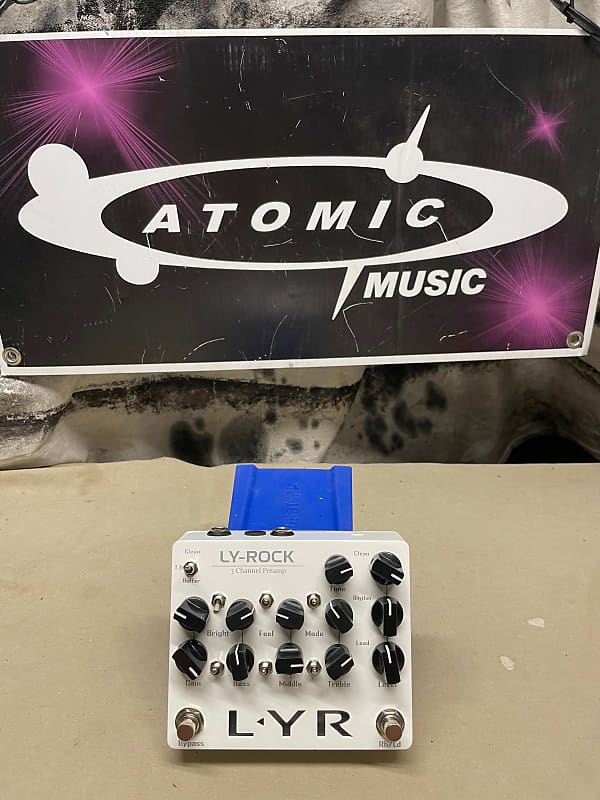 Rhodes Amplification LYRock LYR 3 Channel Preamp Pedal Reverb